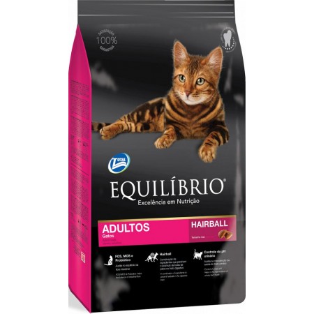 Equilibrio Cat Adult Hairball ВЫВЕДЕНИЕ ШЕРСТИ корм для кошек 0,5 кг (53805)